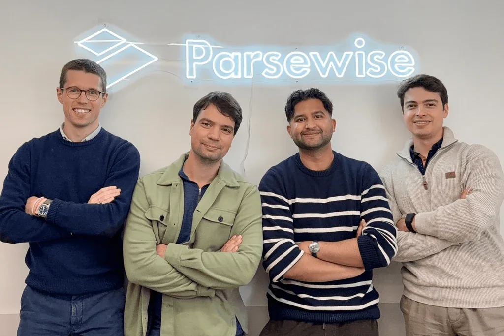 The Parsewise team together in the office